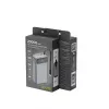 Powerbank de carregamento rápido Gembird PB20-PD65-LCD-01 com cabos integrados, 65W, 20000 mAh, preto