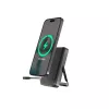 Powerbank magnética sem fios Gembird PB10-WPC15MS-01 com suporte integrado, 15W, 10000 mAh, preto