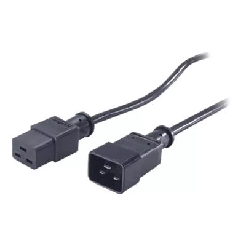 Cabo de alimentação APC - IEC 60320 C19 para IEC 60320 C20, 2,5 m, preto