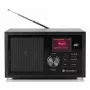 Rádio portátil GoGen DAB620BTCB DAB+ e FM com Bluetooth, leitor de CD e reprodução USB-MP3, preto