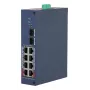 DAHUA CHS4210-8GT-110 switch gerido L2, 8 portas Gigabit PoE+, orçamento PoE 110W