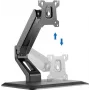 LogiLink BP0100 suporte de secretária para monitor único para ecrãs de 17-32 inch, capacidade de carga 8 kg, VESA 75x75/100x100, preto