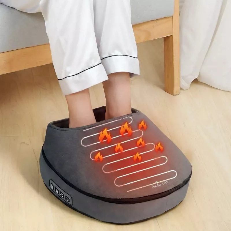 Media-Tech MT6541 massajador de pés com calor com shiatsu e compressão de ar