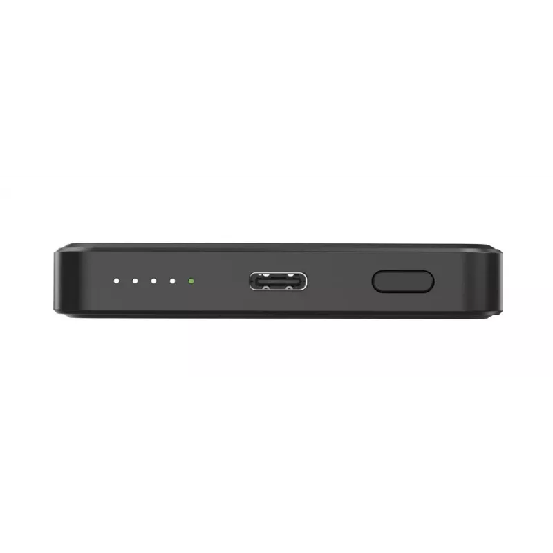 Gembird PB05-WPC15M-01 powerbank sem fios magnética 15W, 5000mAh, preto