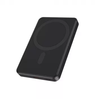 Gembird PB05-WPC15M-01 powerbank sem fios magnética 15W, 5000mAh, preto