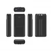 Gembird PB20-PD20-LCD-01 powerbank de carregamento rápido com cabos integrados, 20 W, 20000 mAh, preto