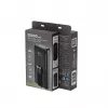 Gembird PB20-PD20-LCD-01 powerbank de carregamento rápido com cabos integrados, 20 W, 20000 mAh, preto