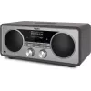 TechniSat DIGITRADIO 602 rádio DAB+/FM/Internet com Bluetooth, leitor de CD e carregador Qi - antracite/prateado