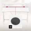 Huzaro Hero 1.9 RGB secretária gaming branca