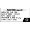 COBI 958 PCS HC WWII Panzer III Ausf. H conjunto de blocos de construção