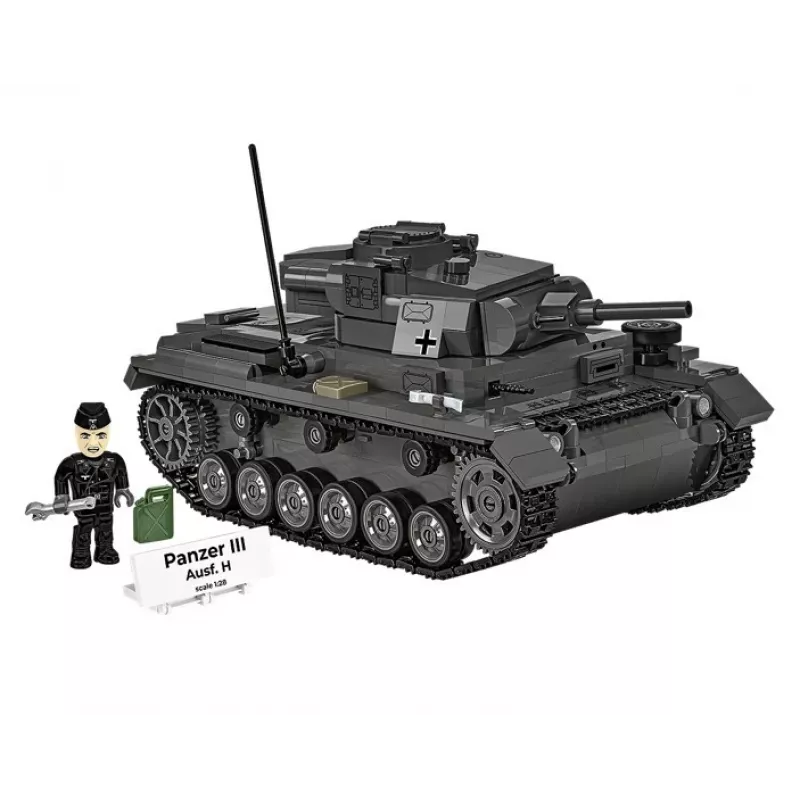 COBI 958 PCS HC WWII Panzer III Ausf. H conjunto de blocos de construção