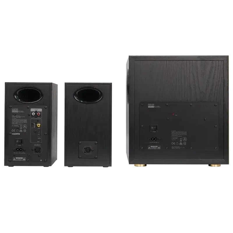 Edifier S355DB sistema de colunas de estante 2.1 com subwoofer, preto