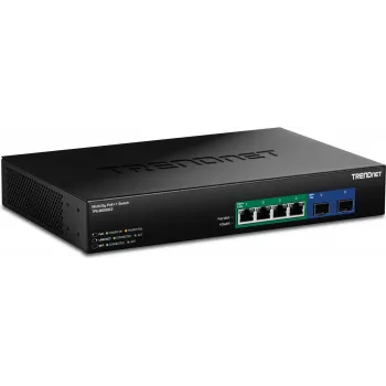 TRENDnet TPE-BG5062 switch 240W 2.5G GaN Power PoE++ com porta 10G SFP+ - switch - 6 portas