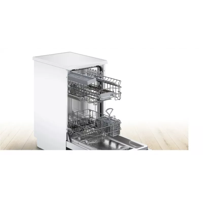 Bosch Serie 2 SPS2HKW55E máquina de lavar loiça de encastre slim, 10 conjuntos, branco