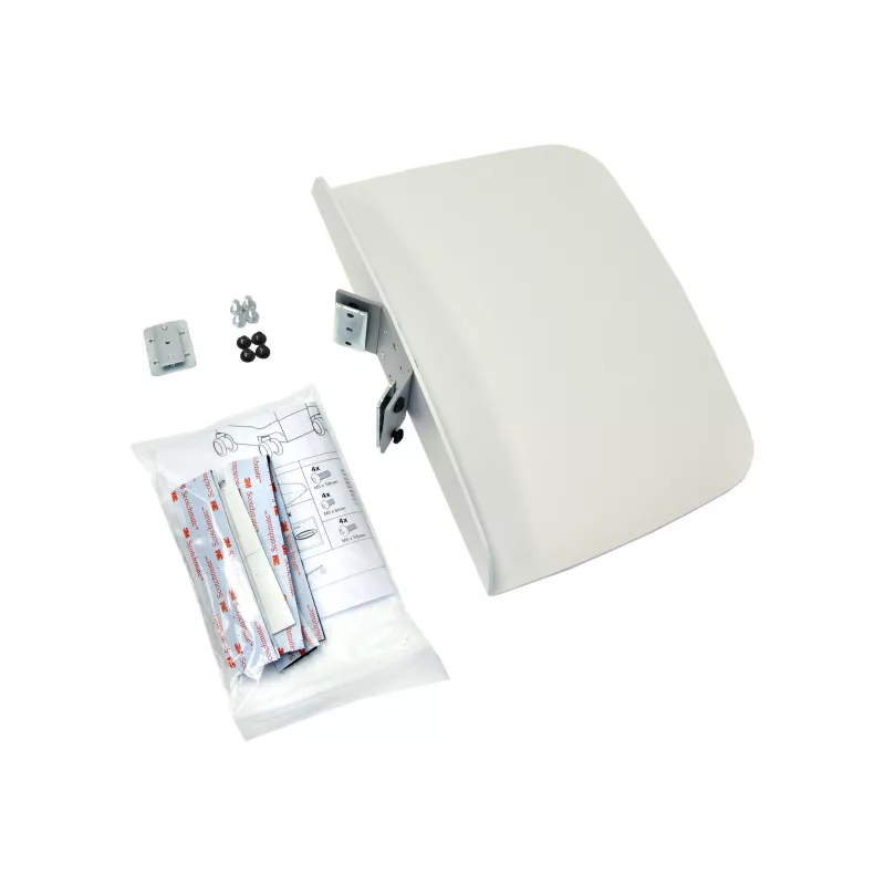 Ergotron Utility Shelf - componente de montagem (fixações, prateleira para carrinho) - para impressora - branco - para Neo-Flex ESD WorkSpace; TeachWell LCD Mobile Digital Platform, Mobile Digital Platform
