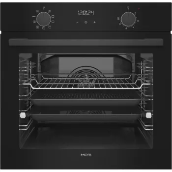 MPM-63-BO-30 forno elétrico de encastre preto, 67L, 9 funções, classe energética A