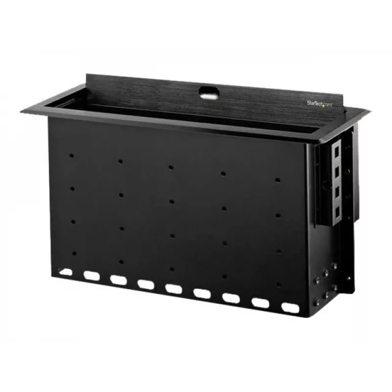 StarTech.com caixa de ligação para mesa de conferência de módulo duplo - personalizável - embutida - preto