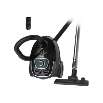 Cecotec Conga Powerbag 2500 Plus aspirador com saco, 850 W, depósito de 2,5 L, preto
