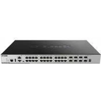 D-Link DGS-3630-28TC/SI/E switch gerido Gigabit Layer 3 empilhável de 28 portas