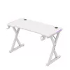 HUZARO HERO 2.3 RGB WHITE secretária gaming