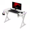 HUZARO HERO 2.3 RGB WHITE secretária gaming