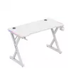 HUZARO HERO 2.3 RGB WHITE secretária gaming