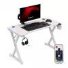 HUZARO HERO 2.3 RGB WHITE secretária gaming