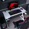 HUZARO HERO 2.3 RGB WHITE secretária gaming