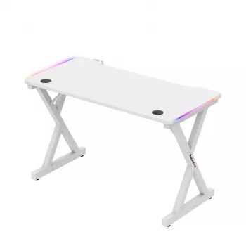 HUZARO HERO 2.3 RGB WHITE secretária gaming