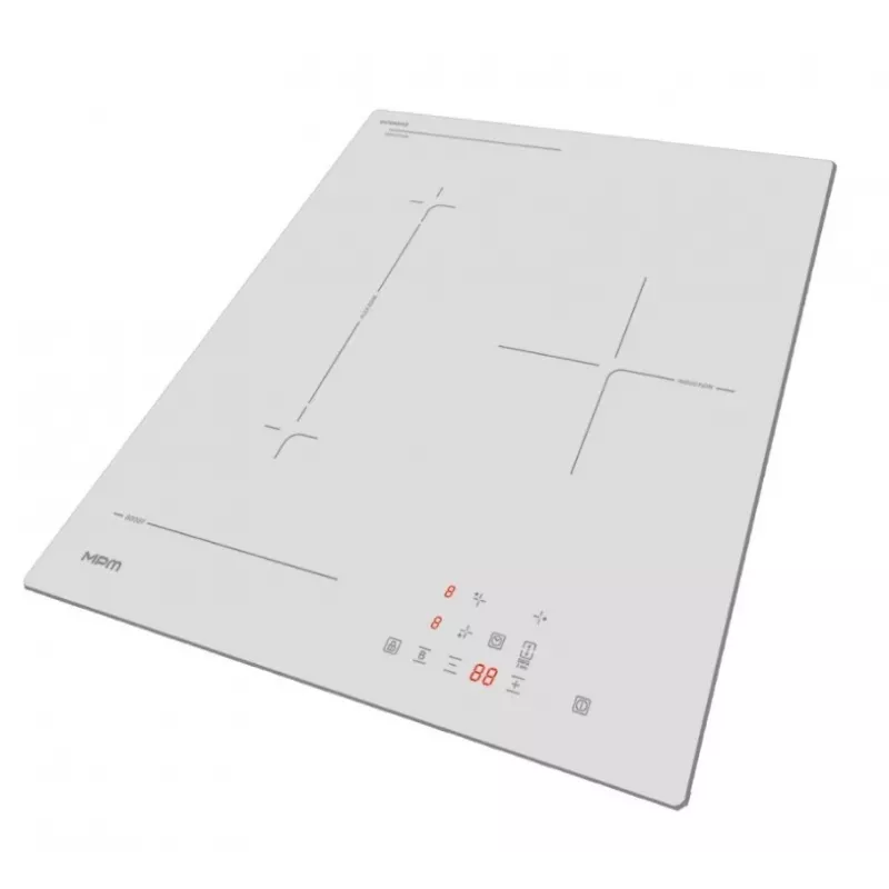 MPM MPM-45-IM-16/W placa de indução de encastre, branco, 4 zonas, 7000W, controlo tátil, booster, FlexZone