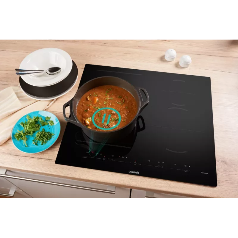 Gorenje placa de indução GI6432BSC 60 cm preto com PowerBoost, timer, segurança para crianças