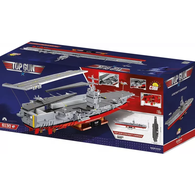 COBI blocos Top Gun porta-aviões 6130 peças