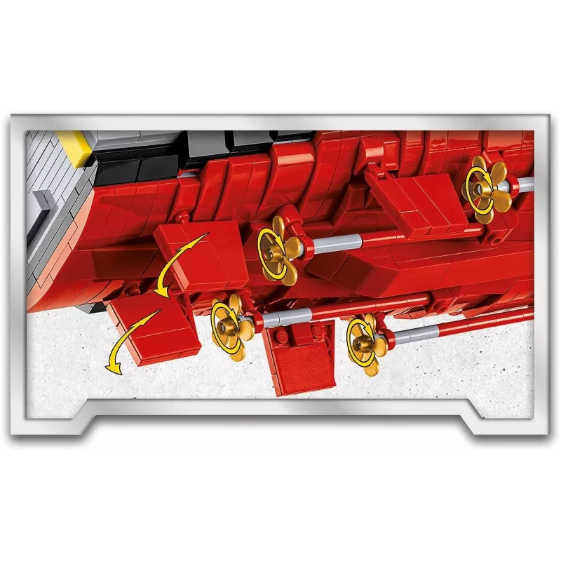 COBI blocos Top Gun porta-aviões 6130 peças