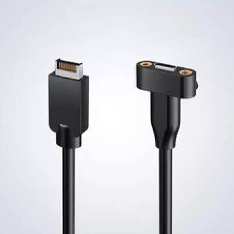GRAUGEAR G-ETC-20G-B kit de adaptação de porta USB-C de alta velocidade com chapa PCI, 0,5 m, preto