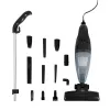 ELDOM OC600 2in1 TWINN aspirador sem saco com bateria, HEPA, preto/cinzento com detalhes vermelhos