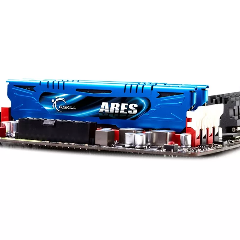 G.Skill ARES 32 GB (4x 8 GB) DDR3-2400 CL11 kit de memória para desktop - azul