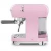 Smeg ECF02PKEU máquina de café expresso estilo retro anos 50, 1350 W, rosa