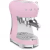 Smeg ECF02PKEU máquina de café expresso estilo retro anos 50, 1350 W, rosa