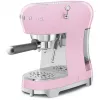 Smeg ECF02PKEU máquina de café expresso estilo retro anos 50, 1350 W, rosa