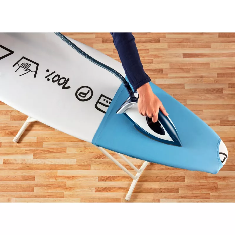 Tábua de passar TEFAL TI 1200 Branca 124x40 cm Altura ajustável 93 cm