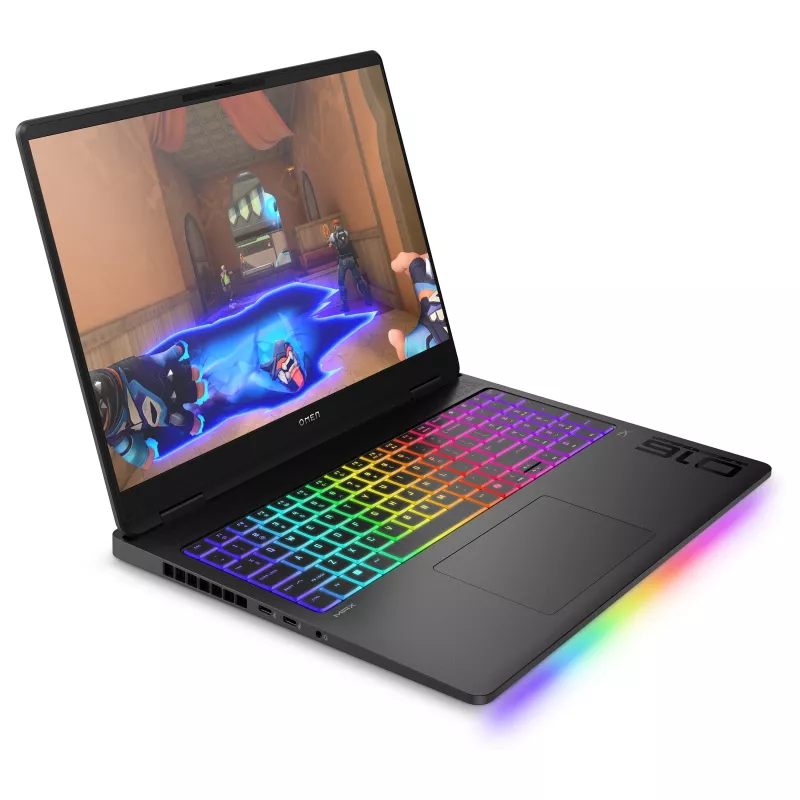 Portátil gaming HP OMEN MAX 16-ak0197ng – 16 polegadas QHD 240Hz, AMD Ryzen AI 9 HX 375, 32GB RAM, 1TB SSD, RTX 5080, Windows 11 Home