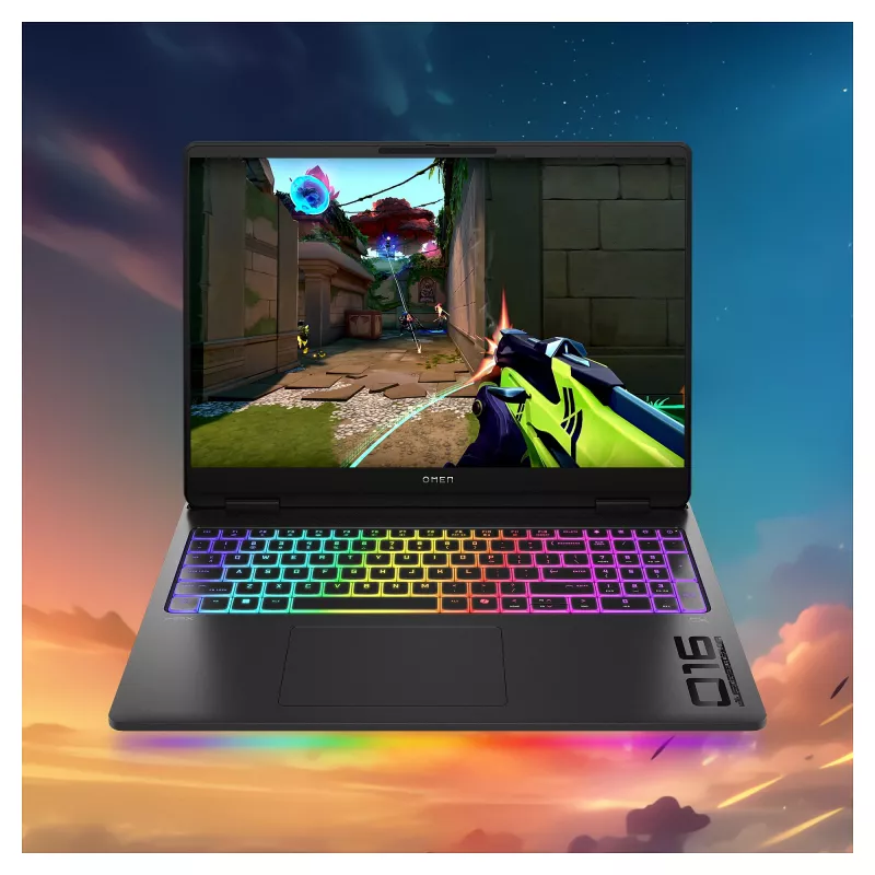 Portátil gaming HP OMEN MAX 16-ak0197ng – 16 polegadas QHD 240Hz, AMD Ryzen AI 9 HX 375, 32GB RAM, 1TB SSD, RTX 5080, Windows 11 Home
