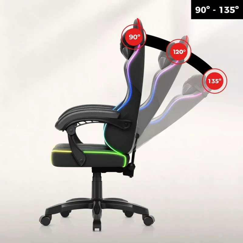 Cadeira Gaming Huzaro Force 2.7 RGB Black
