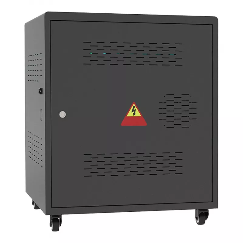 Carrinho de carregamento de portáteis GoodConnections ANTARES N20E para até 15,6 polegadas com desinfeção UVC, Preto