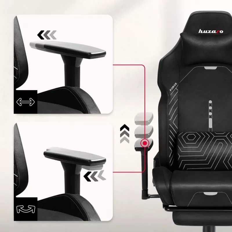 Cadeira Gaming Huzaro Force 8.1 Black