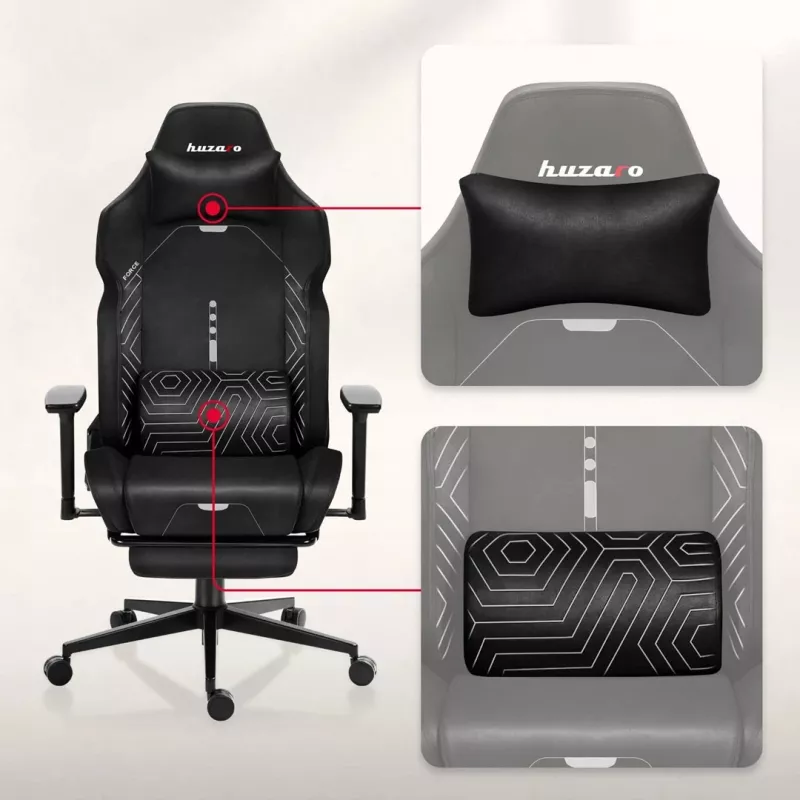 Cadeira Gaming Huzaro Force 8.1 Black
