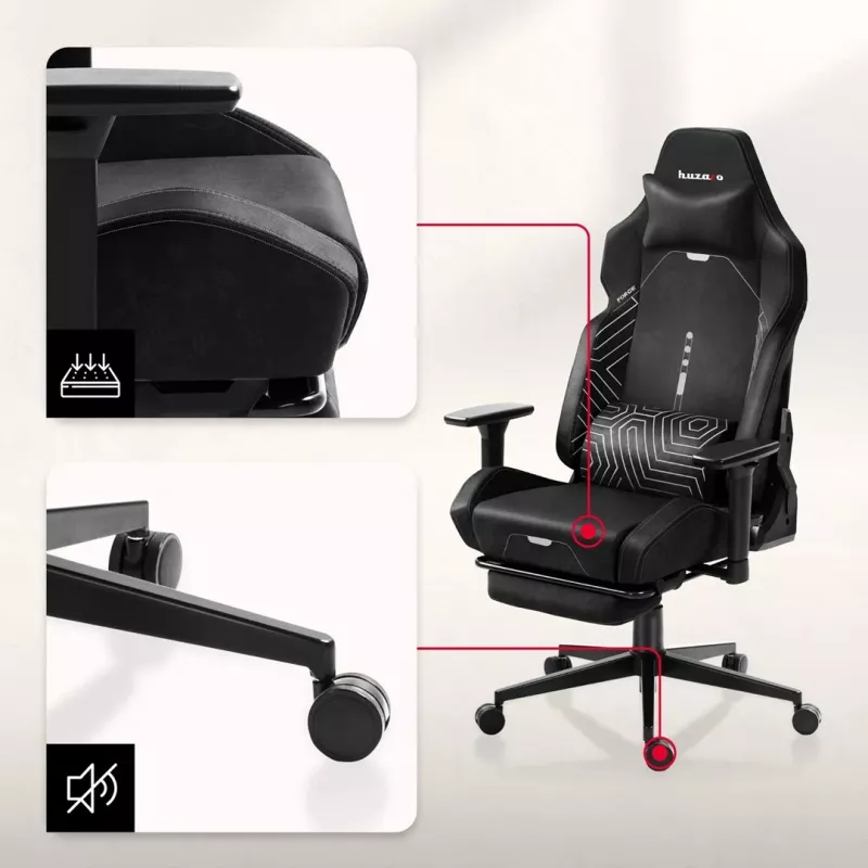Cadeira Gaming Huzaro Force 8.1 Black