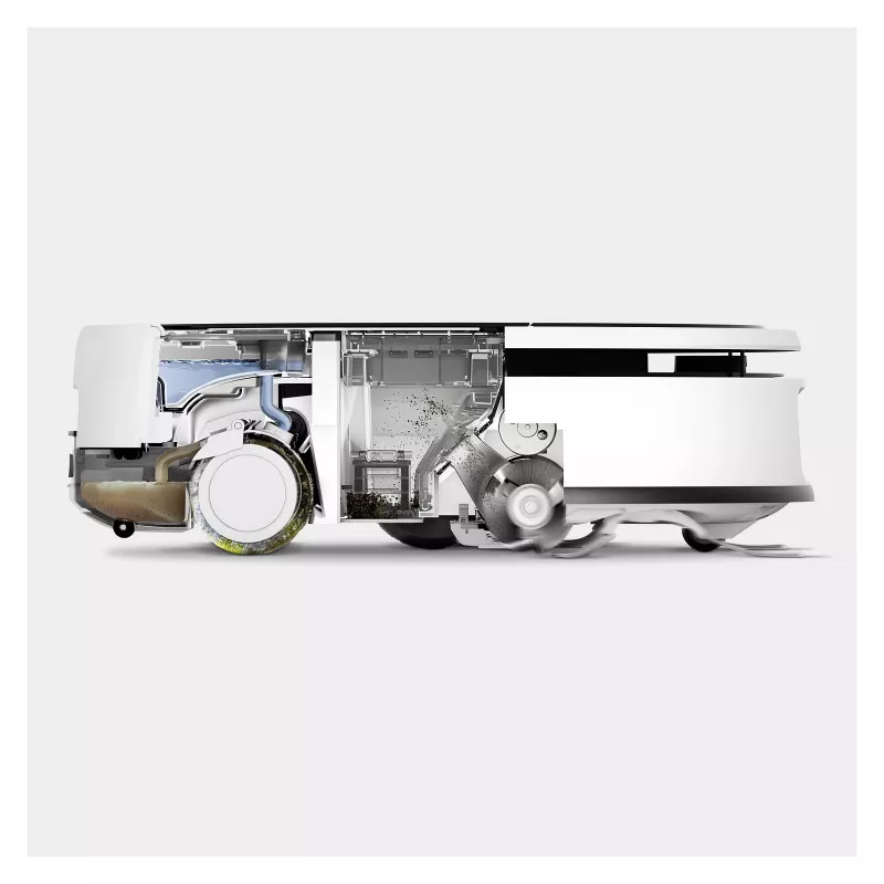 Aspirador robô Kärcher RVF 7 Comfort, sem saco, branco, 150 min de autonomia