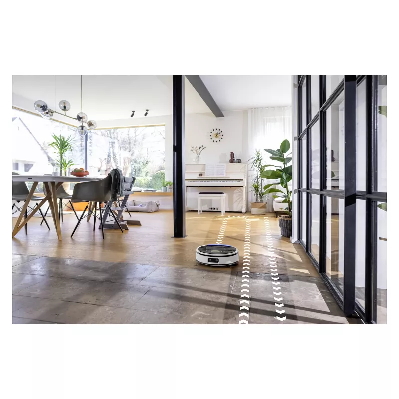 Aspirador robô Kärcher RVF 7 Comfort, sem saco, branco, 150 min de autonomia