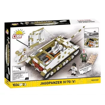 COBI KLOCKI Historical Collection Jagdpanzer IV/70 (V) (Sd.Kfz.162/1) conjunto de blocos 1024 peças